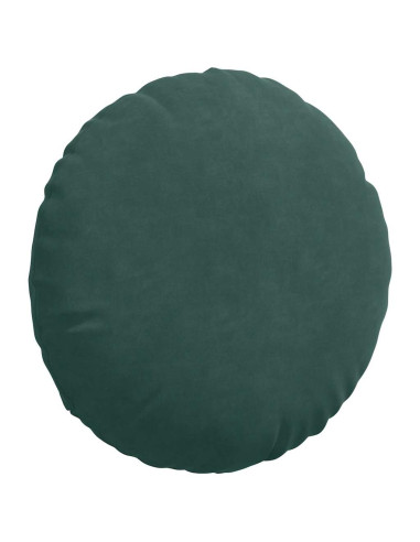 Cuscini per Seduta 2 pcs Verde Scuro Ø 40 x 13 cm Velluto