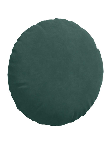 Cuscini per Seduta 2 pcs Verde Scuro Ø 40 x 13 cm Velluto Cuscini per Seduta 2 pcs Verde Scuro Ø 40 x 13 cm Velluto