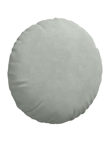 Cuscini per Seduta 2 pcs Grigio chiaro Ø 40 x 13 cm Velluto