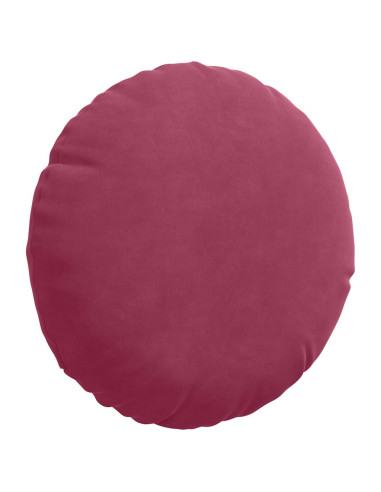 Cuscini per Seduta 2 pcs Rosso Vino Ø 40 x 13 cm Velluto