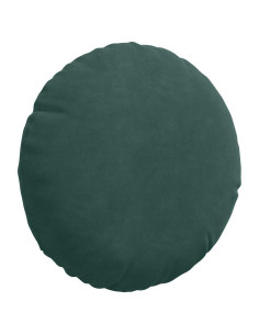 Cuscini per Seduta 2 pcs Verde Scuro Ø 40 x 13 cm Velluto
