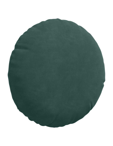 Cuscini per Seduta 2 pcs Verde Scuro Ø 40 x 13 cm Velluto Cuscini per Seduta 2 pcs Verde Scuro Ø 40 x 13 cm Velluto