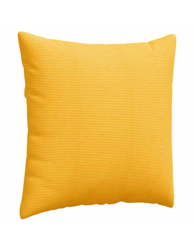 Cuscini da Divano 2 pcs Giallo Chiaro 80 x 80 cm