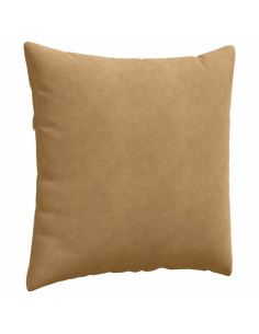 Cuscini da Divano 2 pcs Marrone 80 x 80 cm Tessuto in Cords