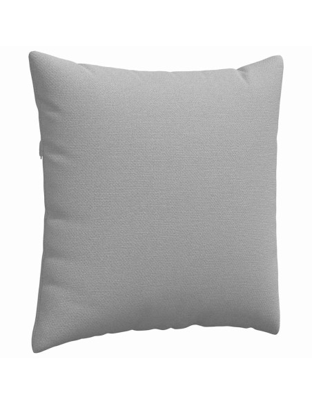Cuscini da Divano 2 pcs Grigio 80 x 80 cm Tessuto Cuscini da Divano 2 pcs Grigio 80 x 80 cm Tessuto