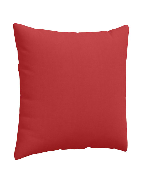 Cuscini da Divano 2 pcs Rosso 80 x 80 cm Tessuto Cuscini da Divano 2 pcs Rosso 80 x 80 cm Tessuto
