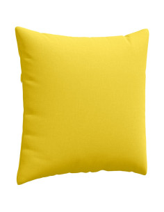 Cuscini da Divano 2 pcs Giallo Chiaro 80 x 80 cm Tessuto