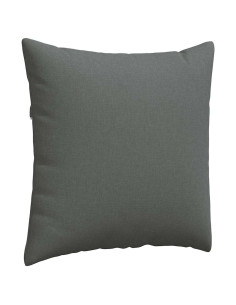 Cuscini da Divano 2 pcs Grigio scuro 80 x 80 cm Tessuto