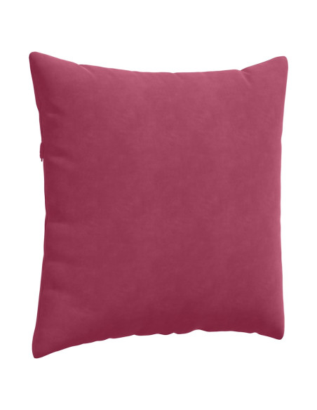 Cuscini da Divano 2 pcs Rosso Vino 60 x 60 cm Tessuto in Cords Cuscini da Divano 2 pcs Rosso Vino 60 x 60 cm Tessuto in Cords