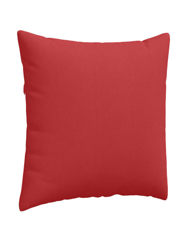 Cuscini da Divano 2 pcs Rosso 60 x 60 cm Tessuto