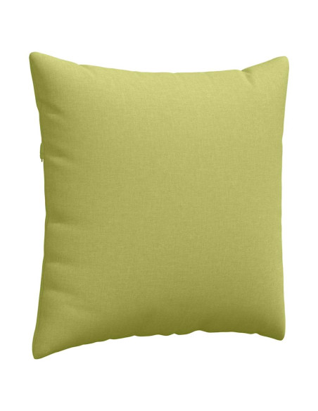 Cuscini da Divano 2 pcs Verde chiaro 60 x 60 cm Tessuto Cuscini da Divano 2 pcs Verde chiaro 60 x 60 cm Tessuto