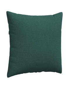 Cuscini da Divano 2 pcs Verde Scuro 60 x 60 cm Tessuto