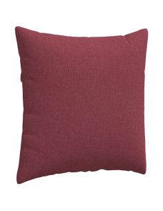 Cuscini da Divano 2 pcs Rosso Vino 60 x 60 cm Tessuto