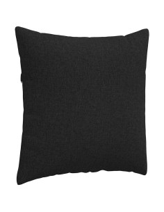 Cuscini da Divano 2 pcs Nero 60 x 60 cm Tessuto