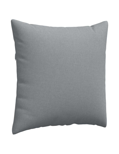 Cuscini da Divano 2 pcs Grigio chiaro 60 x 60 cm Tessuto