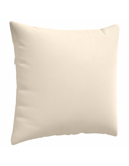 Cuscini da Divano 2 pcs Beige 50 x 50 cm Tessuto Cuscini da Divano 2 pcs Beige 50 x 50 cm Tessuto