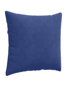 Cuscini da Divano 2 pcs Blu Polizia 50 x 50 cm Tessuto in Cords