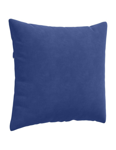 Cuscini da Divano 2 pcs Blu Polizia 50 x 50 cm Tessuto in Cords