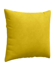 Cuscini da Divano 2 pcs Giallo 50 x 50 cm Tessuto in Cords