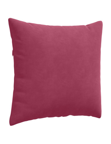 Cuscini da Divano 2 pcs Rosso Vino 50 x 50 cm Tessuto in Cords