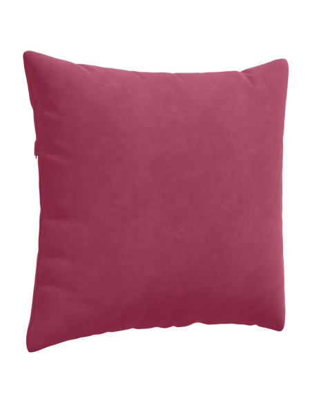 Cuscini da Divano 2 pcs Rosso Vino 50 x 50 cm Tessuto in Cords Cuscini da Divano 2 pcs Rosso Vino 50 x 50 cm Tessuto in Cords