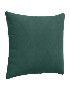 Cuscini da Divano 2 pcs Verde Scuro 50 x 50 cm Tessuto in Cords