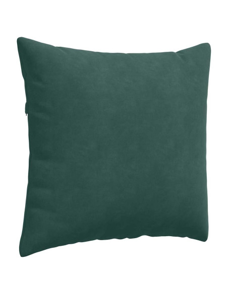 Cuscini da Divano 2 pcs Verde Scuro 50 x 50 cm Tessuto in Cords