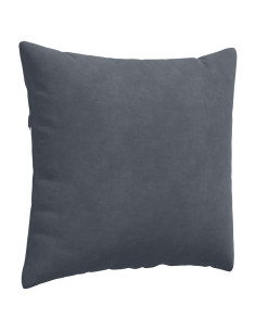 Cuscini da Divano 2 pcs Grigio scuro 50 x 50 cm
