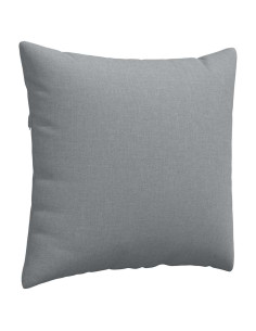 Cuscini da Divano 2 pcs Grigio chiaro 50 x 50 cm Tessuto
