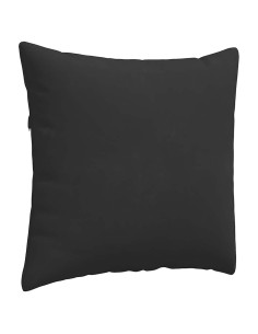 Cuscini da Divano 2 pcs Nero 45 x 45 cm Tessuto