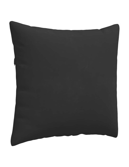 Cuscini da Divano 2 pcs Nero 45 x 45 cm Tessuto