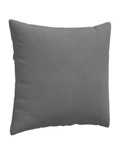 Cuscini da Divano 2 pcs Grigio scuro 45 x 45 cm Tessuto