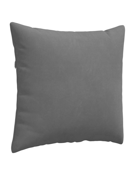 Cuscini da Divano 2 pcs Grigio scuro 45 x 45 cm Tessuto