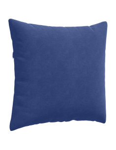 Cuscini da Divano 2 pcs Blu Polizia 45 x 45 cm Tessuto in Cords