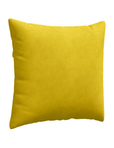 Cuscini da Divano 2 pcs Giallo 45 x 45 cm Tessuto in Cords