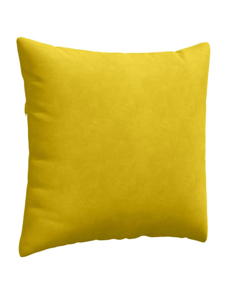 Cuscini da Divano 2 pcs Giallo 45 x 45 cm Tessuto in Cords