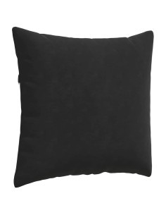 Cuscini da Divano 2 pcs Nero 45 x 45 cm Tessuto in Cords