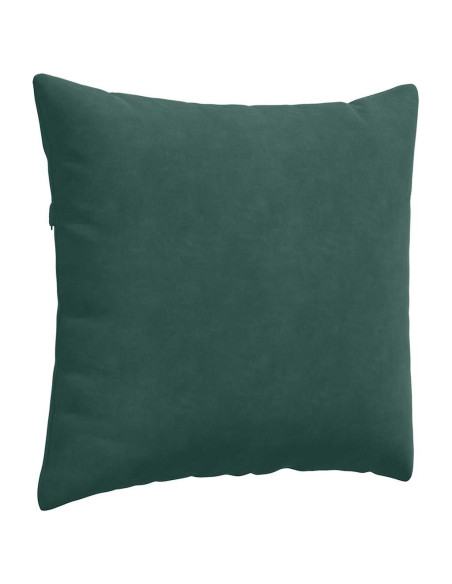 Cuscini da Divano 2 pcs Verde Scuro 45 x 45 cm Tessuto in Cords