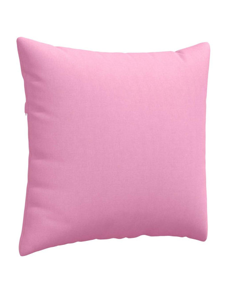 Cuscini da Divano 2 pcs Rosa 45 x 45 cm Tessuto