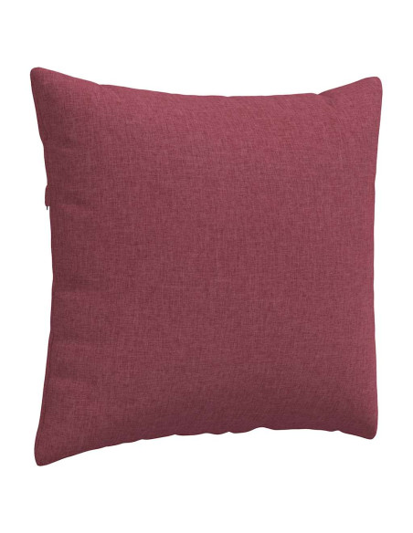 Cuscini da Divano 2 pcs Rosso Vino 45 x 45 cm Tessuto