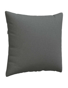 Cuscini da Divano 2 pcs Grigio scuro 45 x 45 cm Tessuto