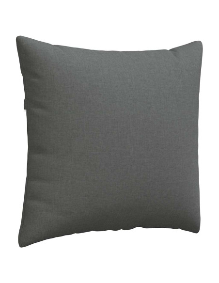 Cuscini da Divano 2 pcs Grigio scuro 45 x 45 cm Tessuto