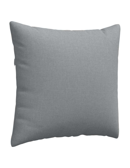 Cuscini da Divano 2 pcs Grigio chiaro 45 x 45 cm Tessuto