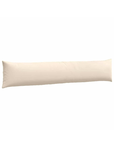 Cuscini da Divano 2 pcs Beige 200 x 40 cm Tessuto