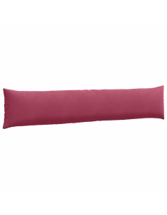 Cuscini da Divano 2 pcs Rosso Vino 200 x 40 cm Tessuto in Cords