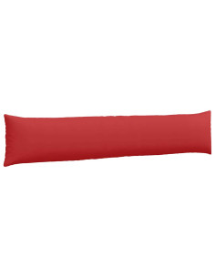 Cuscini da Divano 2 pcs Rosso 200 x 40 cm Tessuto