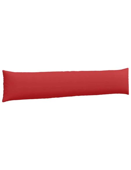 Cuscini da Divano 2 pcs Rosso 200 x 40 cm Tessuto