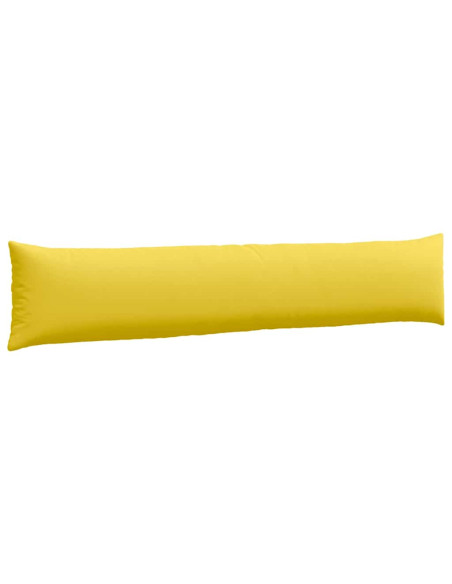 Cuscini da Divano 2 pcs Giallo Chiaro 200 x 40 cm Tessuto