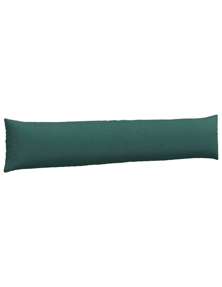 Cuscini da Divano 2 pcs Verde Scuro 200 x 40 cm Tessuto