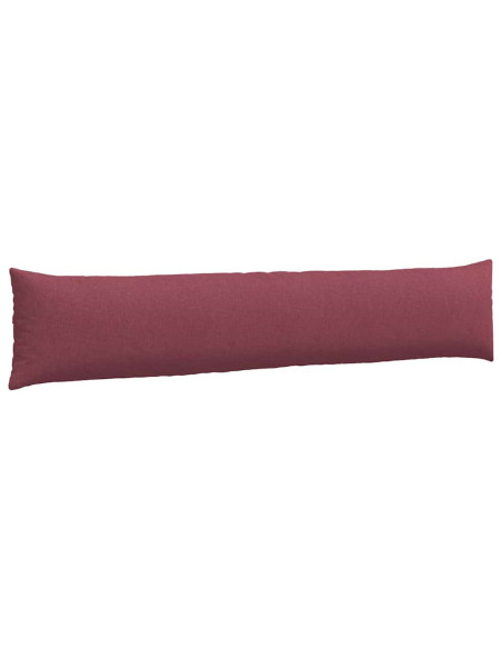 Cuscini da Divano 2 pcs Rosso Vino 200 x 40 cm Tessuto